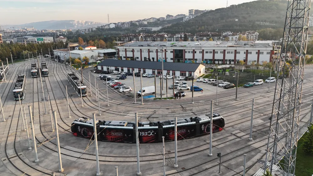 Kocaeli’de ulaşım 09.05’de durdu;  Otobüs ve tramvaylarda Ata’ya saygı