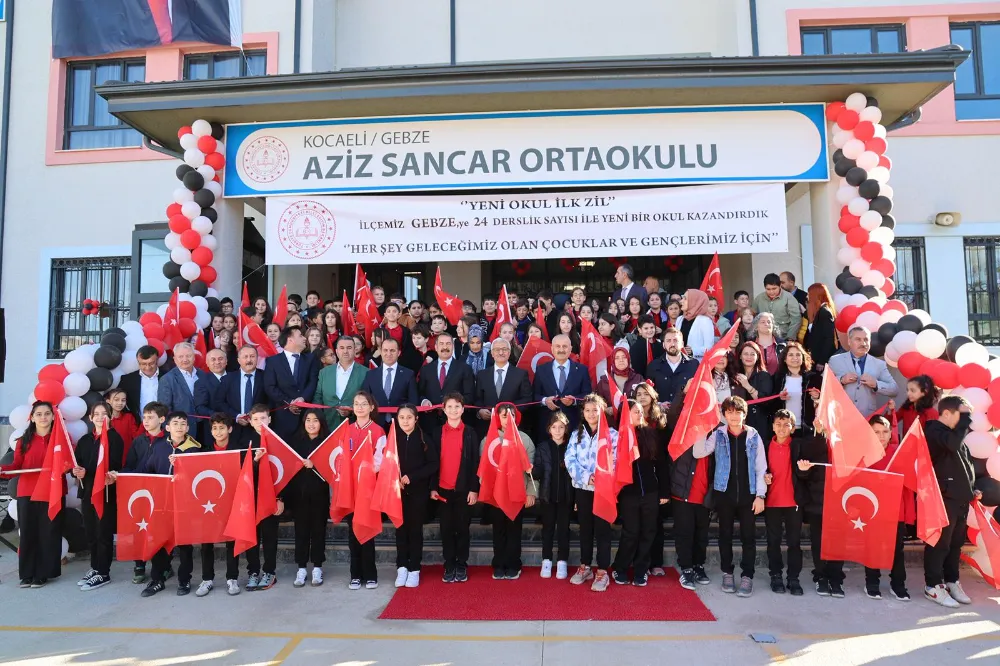 Aziz Sancar Ortaokulu Törenle Hizmete Açıldı