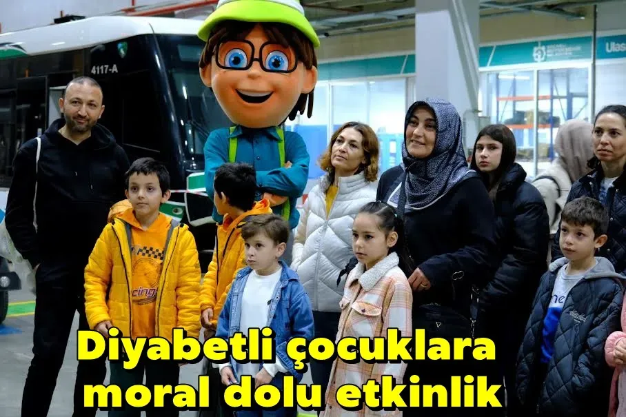 Diyabetli çocuklara moral dolu etkinlik